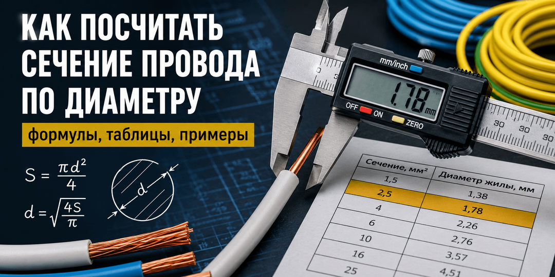 Купил провод без маркировки? Вот как узнать его сечение за 5 минут