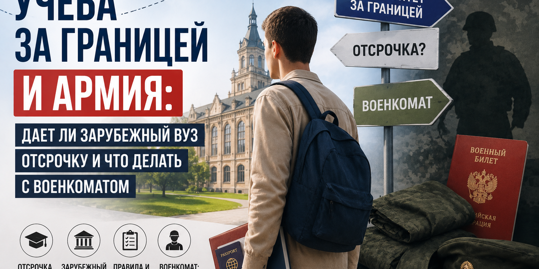 Учёба за границей и армия: что на самом деле нужно знать про военкомат