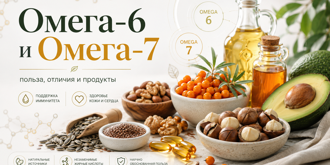 Омега-6 и Омега-7: для чего нужны, польза и вред, в каких продуктах содержатся