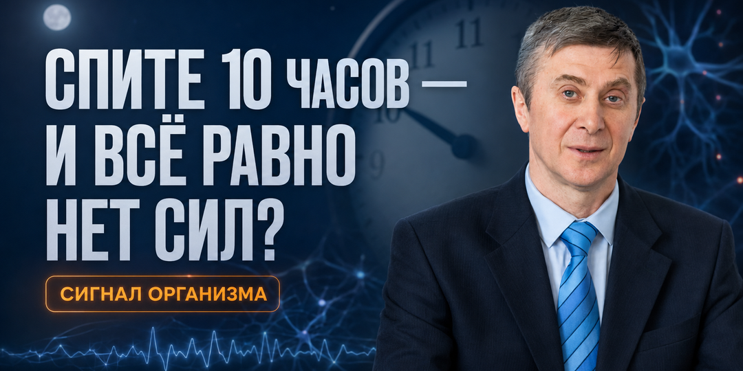 Спите по 9–10 часов и всё равно разбиты? Иногда это не отдых, а сигнал организма