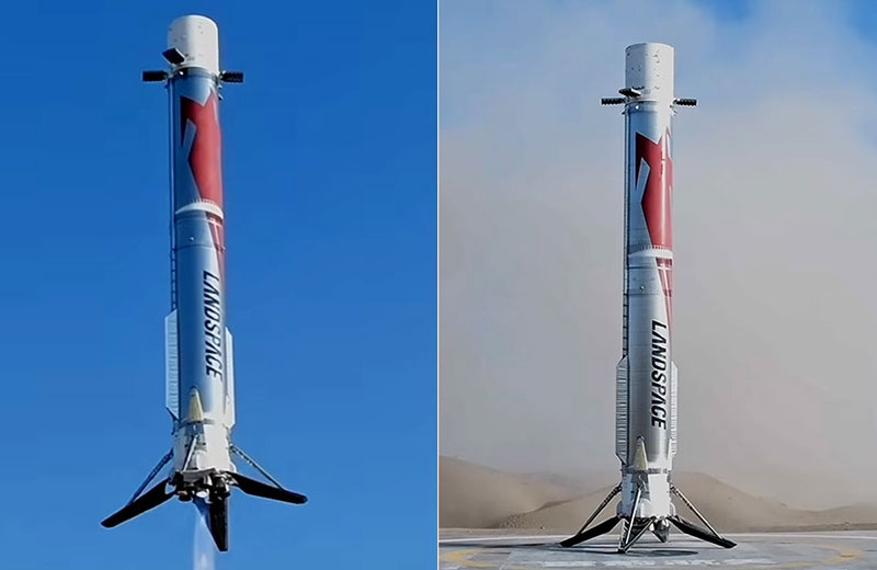 LandSpace обошла SpaceX – Первая в мире посадка стальной ракеты Zhuque-3