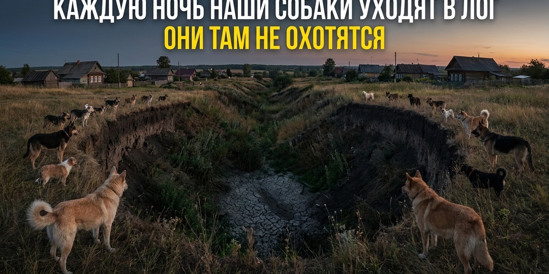 Каждую ночь все собаки нашей деревни уходят в лог. Теперь я знаю - они там не охотятся