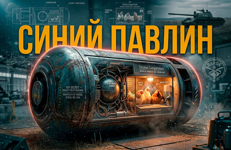 Проект «Синий павлин» – Зачем в 50-х Британия прятала кур в атомные мины