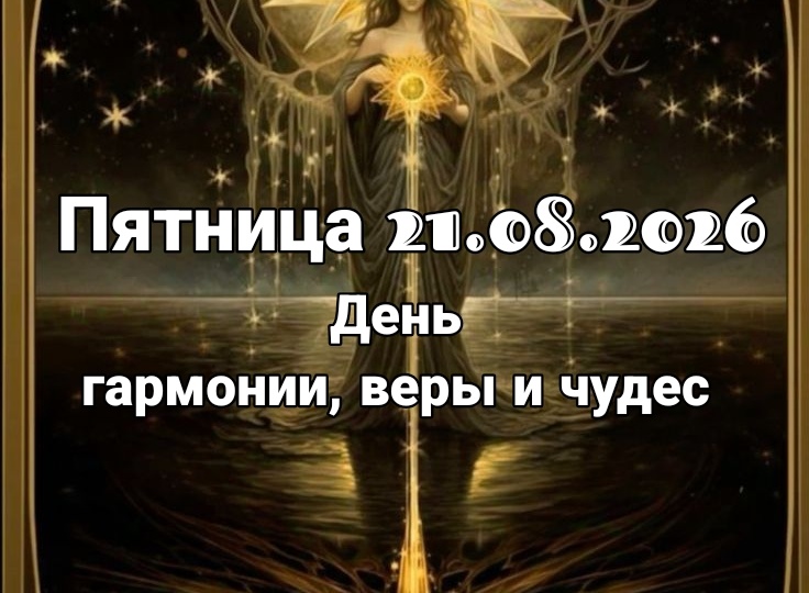 Великий аркан Мир и Звезда открывают портал исцеления. Кому эта пятница принесет чудо? Карта дня 21.08