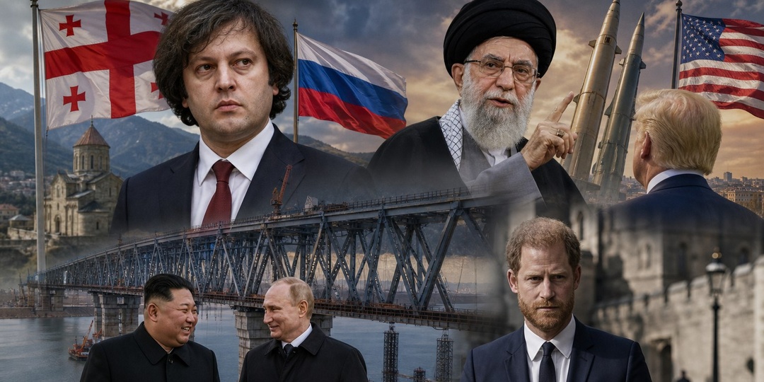 Заявления Грузии о союзе с РФ, новые ракетные мощности Ирана, мост с КНДР и возвращение Гарри в Британию. Обзор недели
