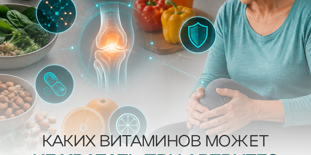 Каких витаминов не хватает в организме при артрите?