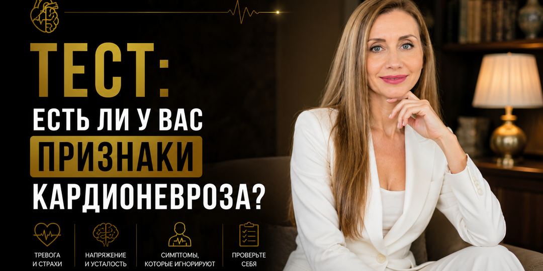Тест: есть ли у вас признаки кардионевроза?