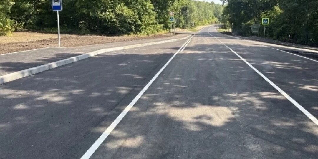 Под Пензой отремонтировали дорогу между Русским Ишимом и выездом на М-5