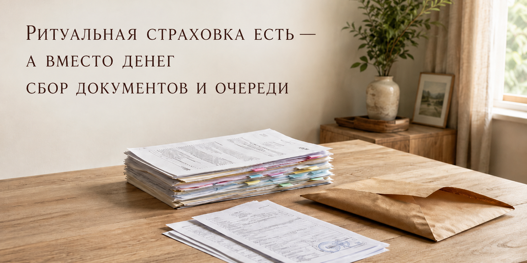 Ритуальная страховка есть — а вместо денег сбор документов и очереди