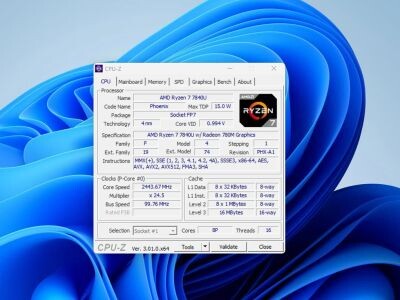    CPU-Z получила функцию экспресс-проверки ПК по сотне параметров
