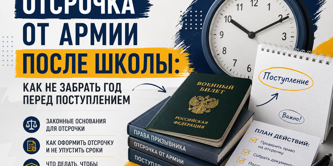 Отсрочка от армии после школы: почему «свободного года» на самом деле не бывает