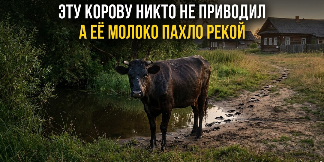 Эту корову к нам никто не приводил. А её молоко пахло рекой