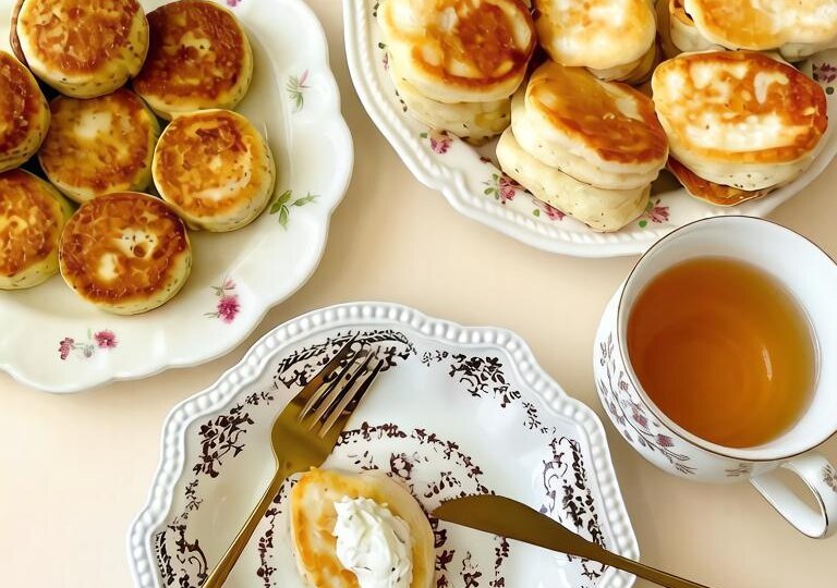 Пышные оладьи на кефире, или оладушки как у бабушки!