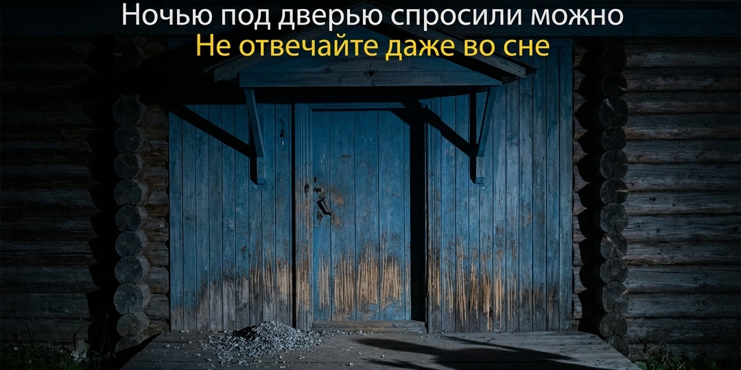 Оно скребётся под дверью и вежливо спрашивает «можно». Не отвечайте - даже во сне