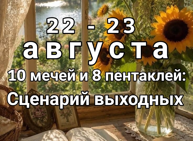 Таро-прогноз на выходные: Время поставить жирную точку. Финал по 10 Мечей и золотой рассвет 8 Пентаклей! К чему готовиться?