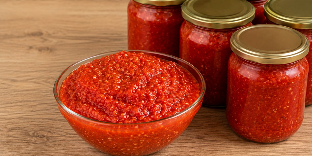 Аджика "Кобра" на зиму: острая, ароматная и очень вкусная. Готовлю сразу большую порцию, потому что зимой съедается быстро