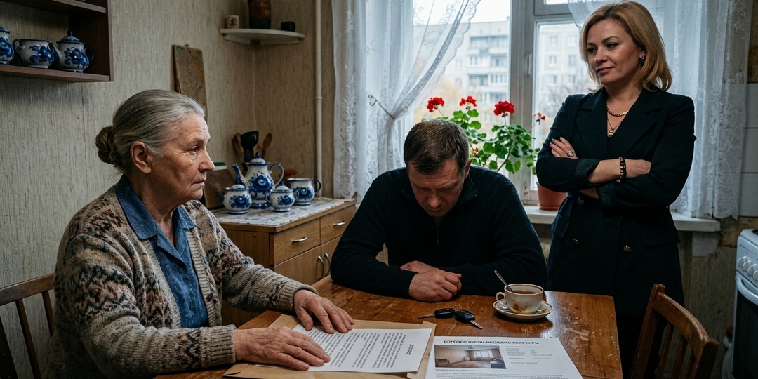 Собирай вещи, мама. Теперь это наша квартира