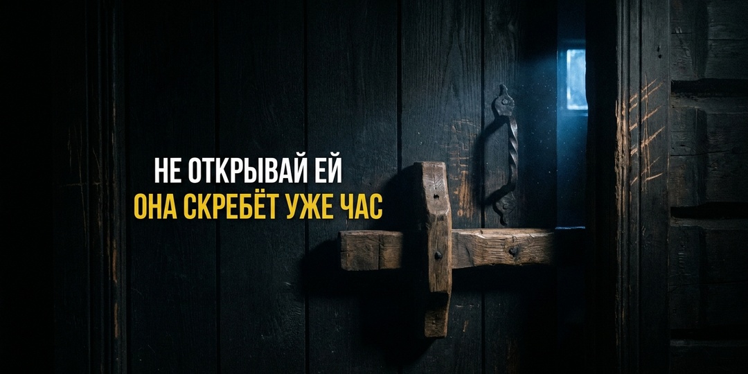 НЕ ОТКРЫВАЙ ЕЙ, ДАЖЕ ЕСЛИ ОНА СКРЕБЁТ ВЕСЬ ЧАС. Я продержался семь ночей