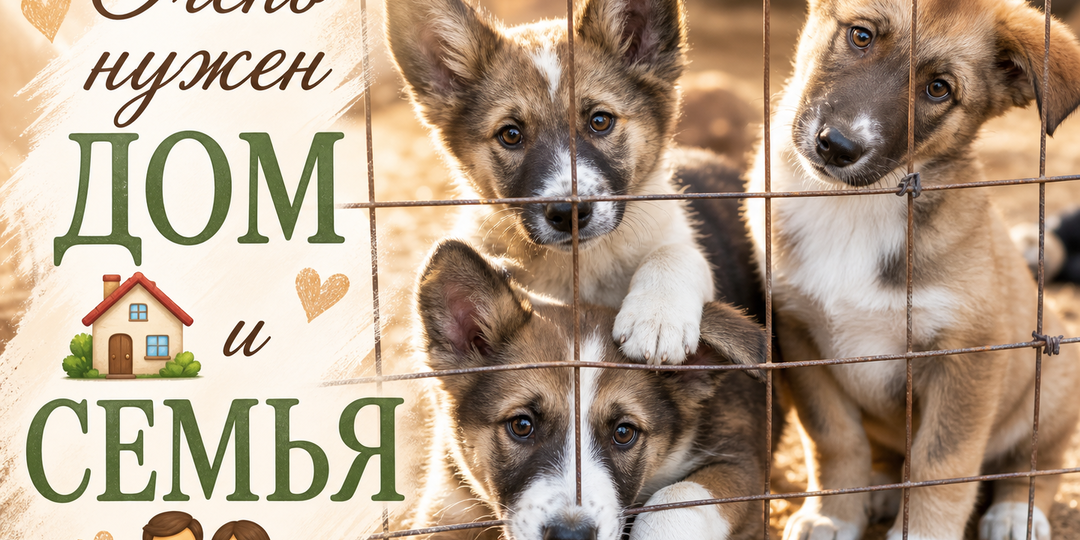 Букет из хвостиков: четверо полевых красавиц ищут свой дом 🐾🏠