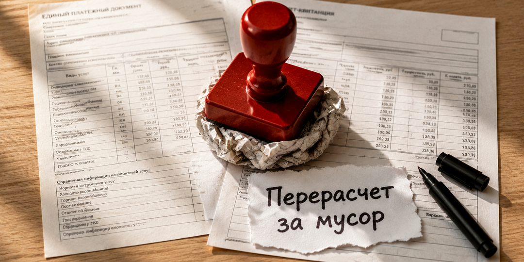 Тариф на мусор 2026: суды снижают плату. Как сделать перерасчет