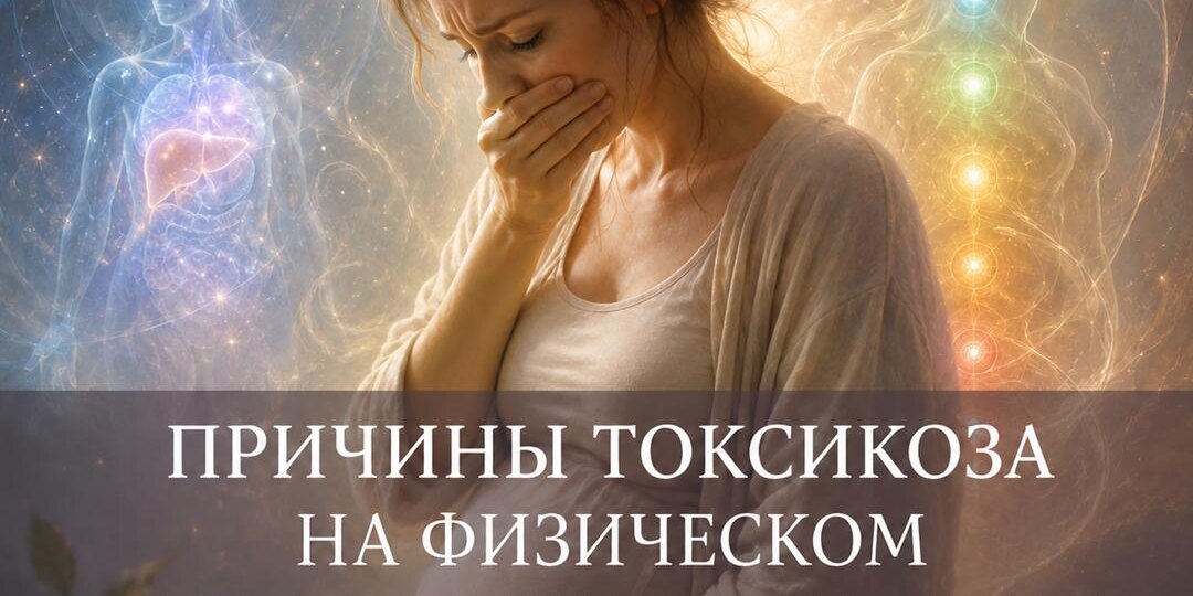 Причины токсикоза на физическом и энергетическом плане