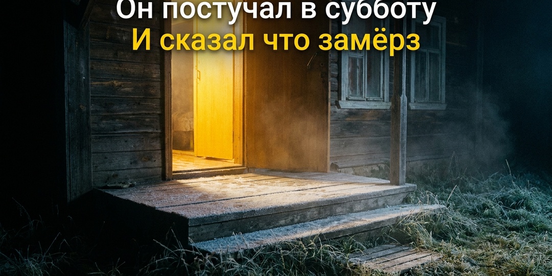 Отца проводили в четверг. В субботу ночью он постучал и сказал, что замёрз.