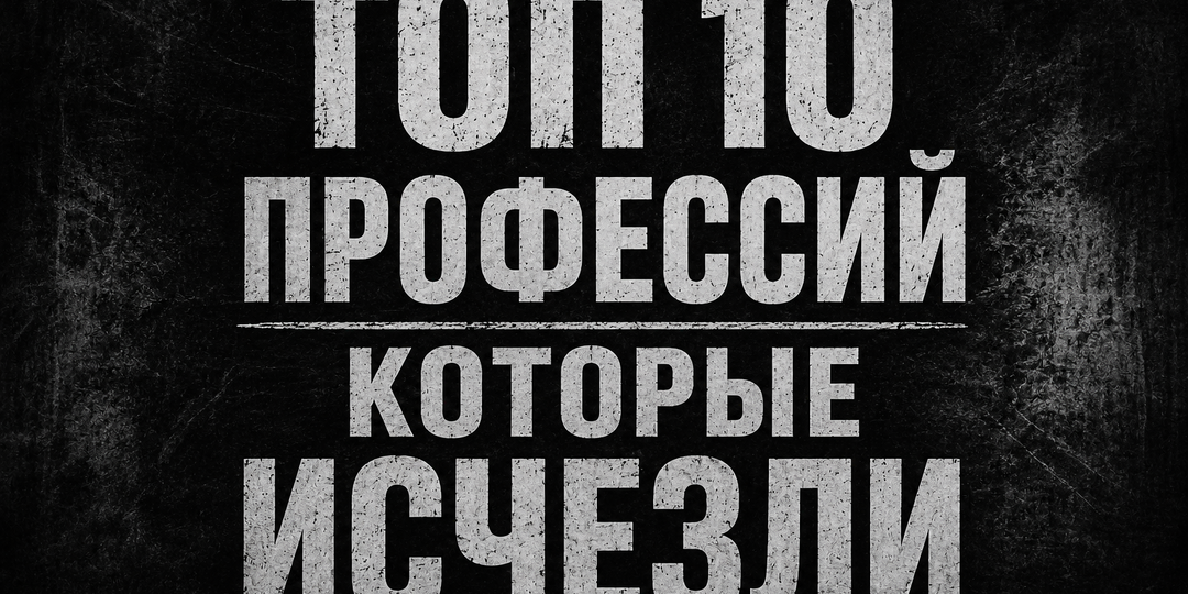 Топ-10 профессий, которые исчезли навсегда