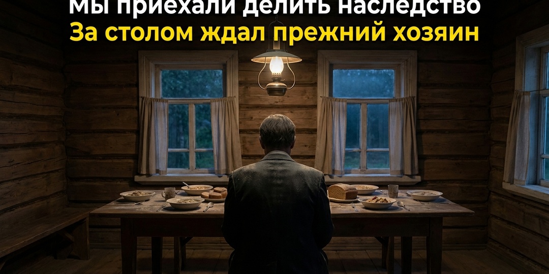 Мы приехали делить наследство. За столом нас ждал тот, от кого оно осталось.