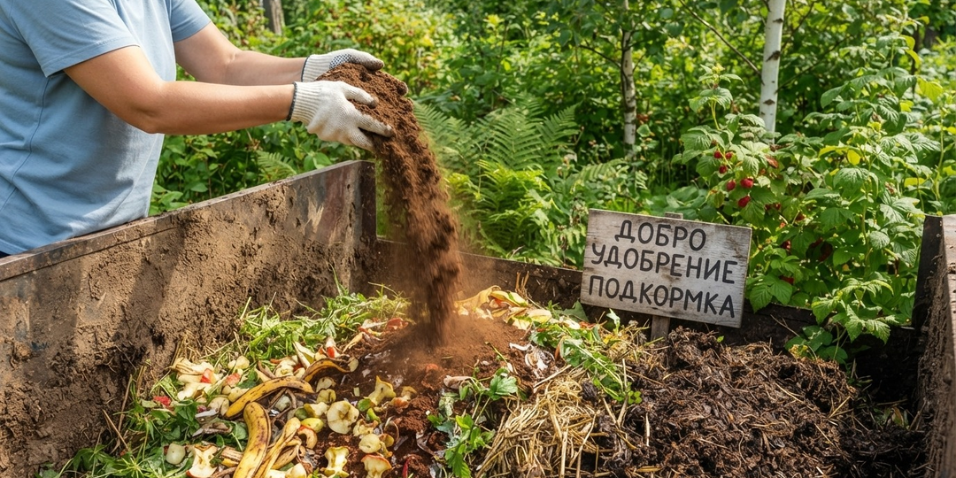 Что лить и сыпать в компостную кучу для мгновенного «сгорания». Будет гнить даже зимой