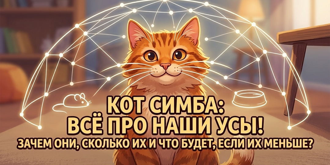 Сколько у котов должно быть усов, зачем они нужны и что делать, если ваш кот вдруг теряет свою антенную систему?