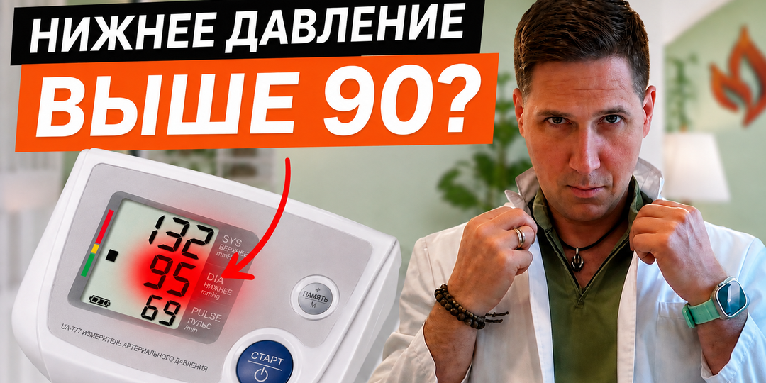 Верхнее давление в норме, а нижнее выше 90? 5 причин, которые нельзя игнорировать