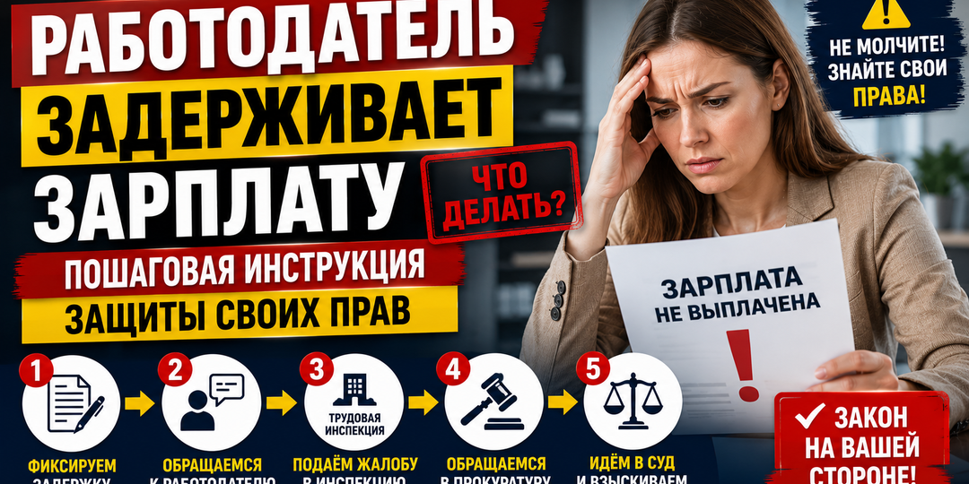Задержка заработной платы: ваши права, о которых молчат работодатели