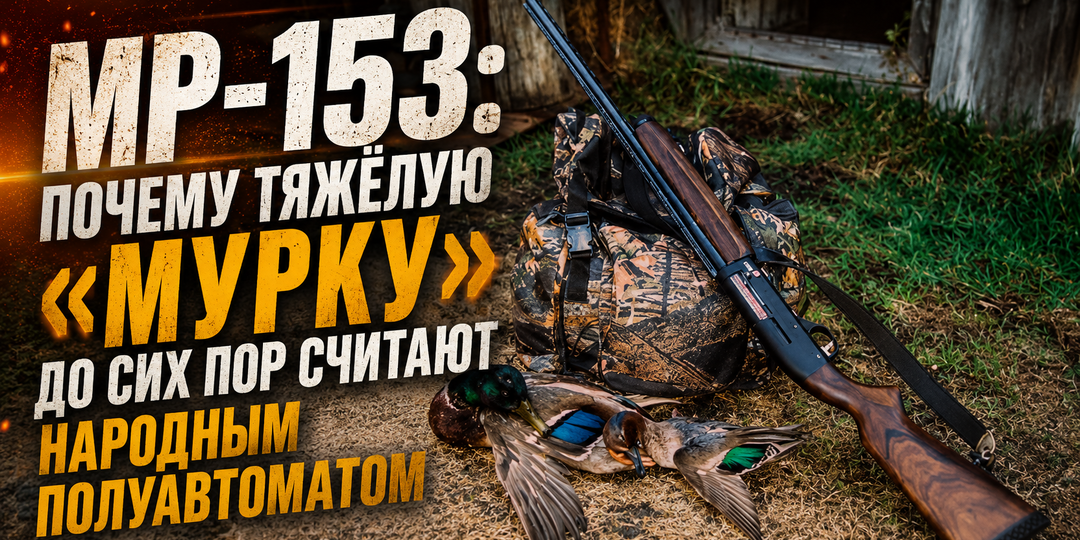 МР-153: почему тяжёлую «Мурку» до сих пор считают народным полуавтоматом