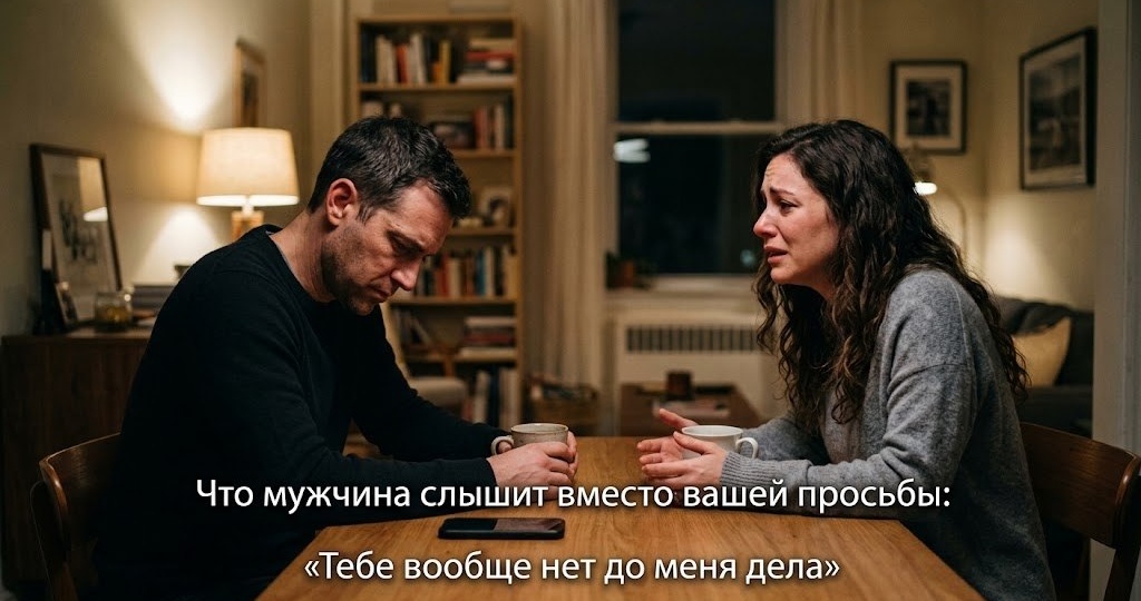 Что мужчина слышит вместо вашей просьбы: