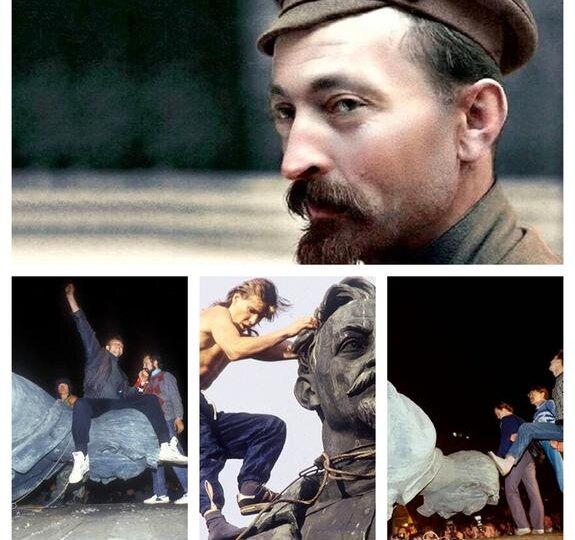 А может, пора возвратить памятник Дзержинскому на его законное место перед главным зданием чекистов?