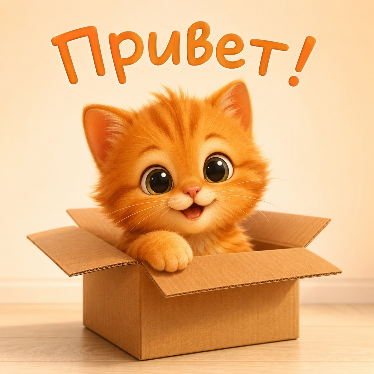 РБК Life📷Открытка с котенком в коробке