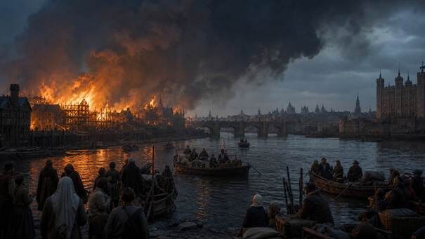 Лондонский пожар 1666 года: почему средневековый город не сгорел полностью