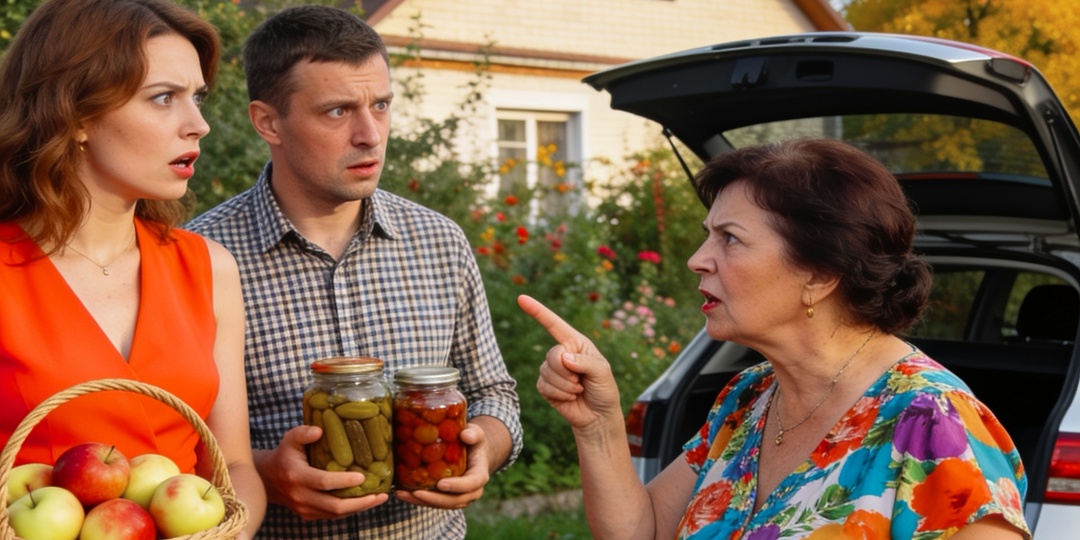 — Тебе одной не съесть, — невестка с сыном грузили урожай в машину, но одна моя фраза заставила их покраснеть