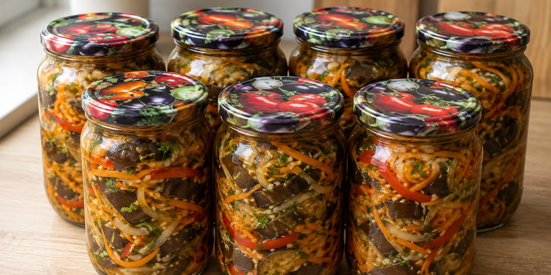 Баклажаны по-корейски на зиму: закуска, от которой невозможно оторваться