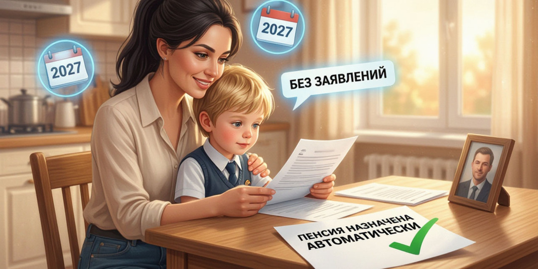 Пенсию по потере кормильца теперь назначают без заявлений» — объясняю новые правила 2027 года