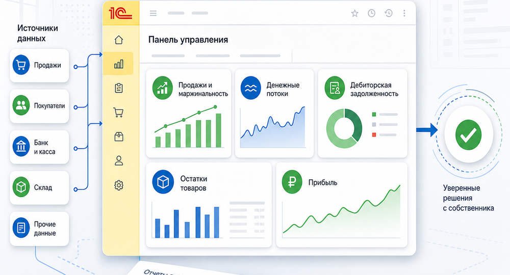5 отчетов из 1С для собственника