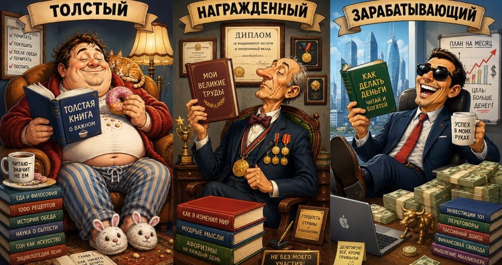 Толстый, Награжденный и Зарабатывающий