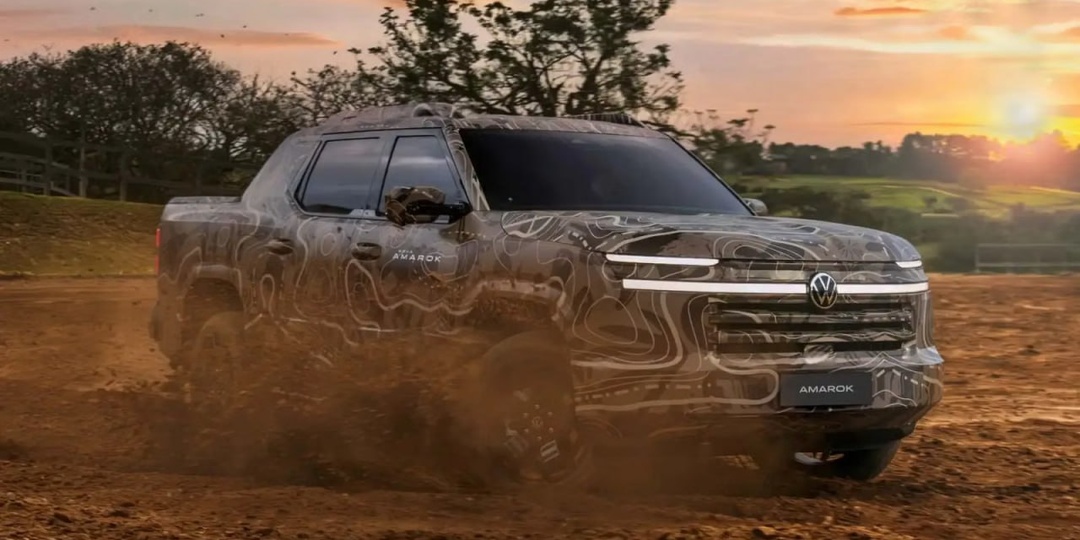 Volkswagen представила первые изображения нового Amarok с двигателем мощностью до 470 л.с.