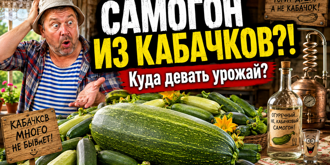Сосед пошутил, что скоро начнёт гнать самогон из кабачков. А я собрал 7 нормальных способов пристроить урожай