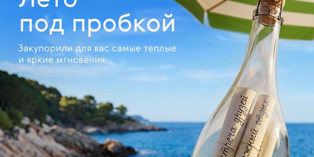 🍾 Лето под пробкой