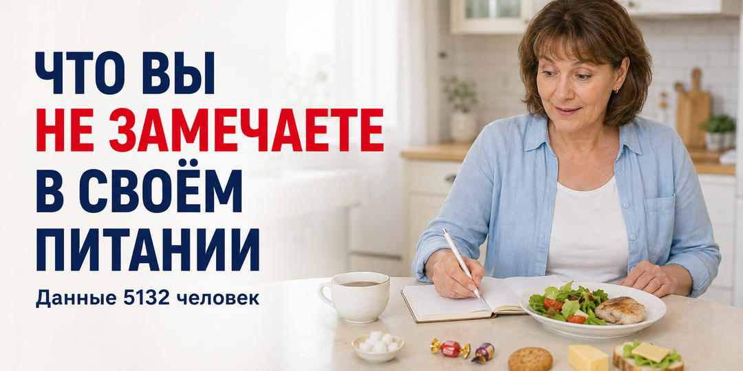 Что не замечают в еде, когда пытаются похудеть: дневники 5132 человек показали закономерность