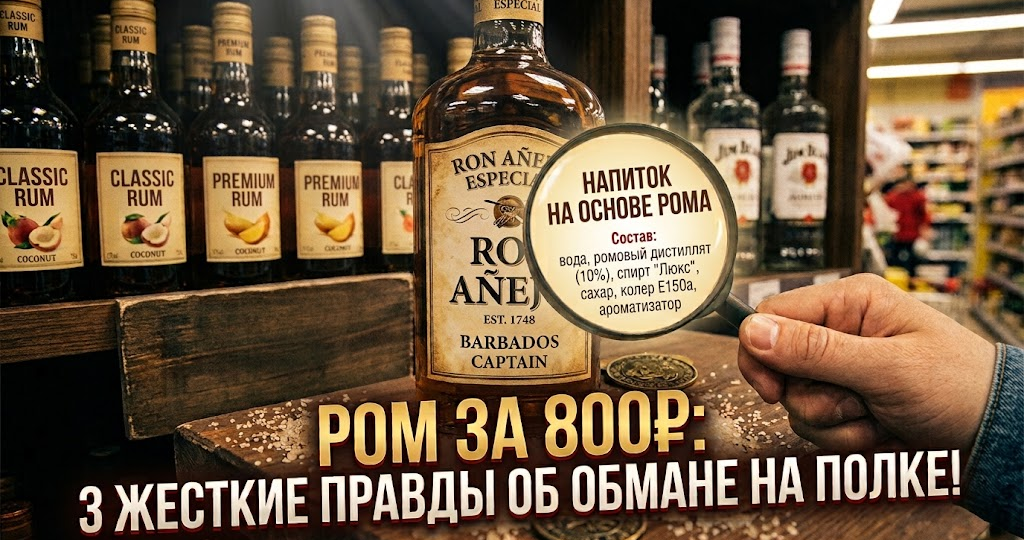 Ром за 800 рублей из супермаркета? 3 жестких факта, о которых молчат этикетки с пиратами