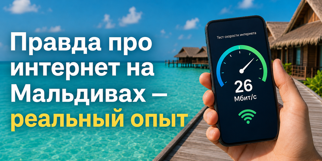 Правда про интернет на Мальдивах — реальный опыт