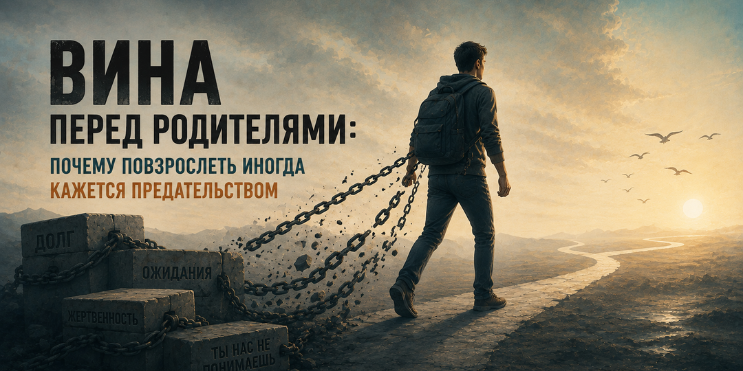 Вина перед родителями: почему повзрослеть иногда кажется предательством