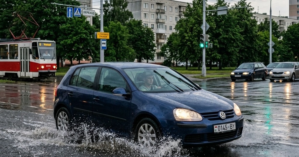 Дождь, запотевшие стёкла и сумерки: августовская памятка водителю